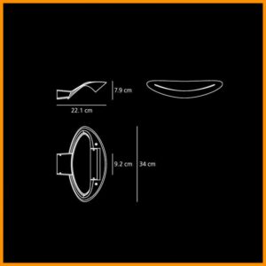 Artemide Mesmeri LED Lampada Parete Bianco - immagine 2