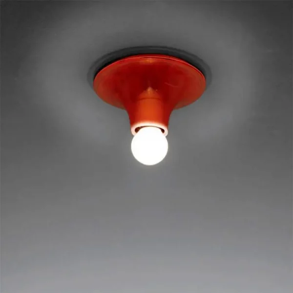 ARTEMIDE-TETI-ARANCIO-TRASPARENTE-LAMPADA-PARETE-SOFFITTO-STILLUCE-STORE-BERGAMO