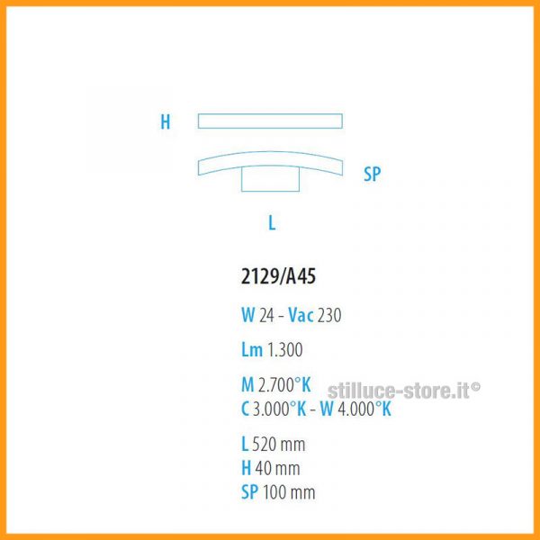 BRAGA-ILLUMINAZIONE-LOOP-A45_DIM-STILLUCE-STORE-BERGAMO