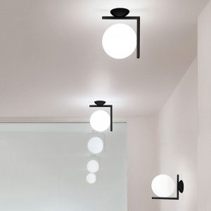 FLOS-IC-C-W-AMB-NERO-STILLUCE-STORE-BERGAMO