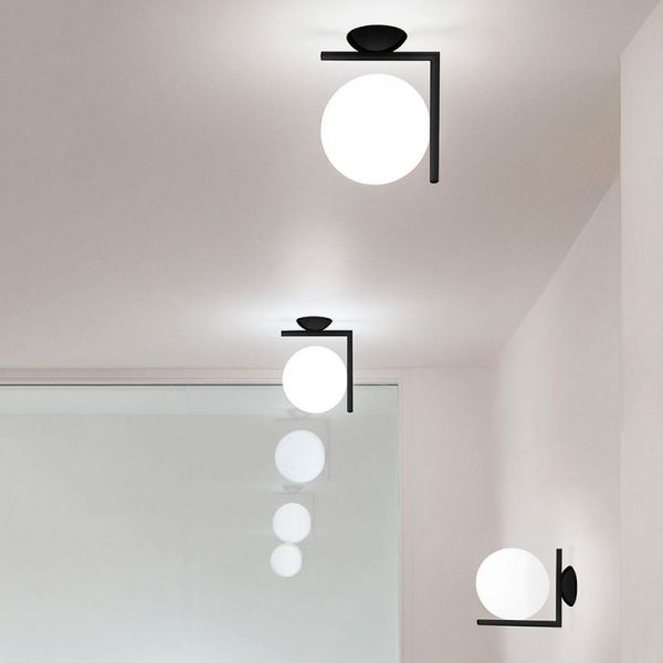 FLOS-IC-C-W-AMB-NERO-STILLUCE-STORE-BERGAMO