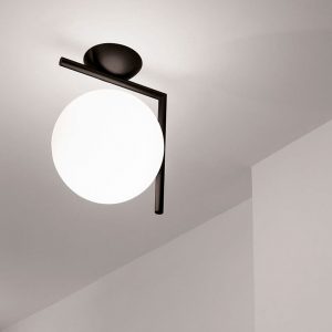 FLOS-IC-C-W-NERO-STILLUCE-STORE-BERGAMO