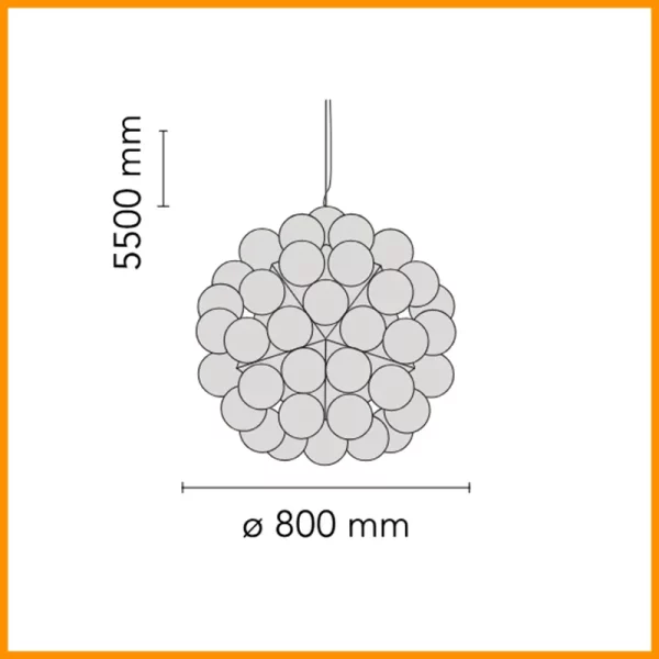 FLOS-TARAXACUM-S1-SOSPENSIONE-STILLUCE-STORE BERGAMO_DIM