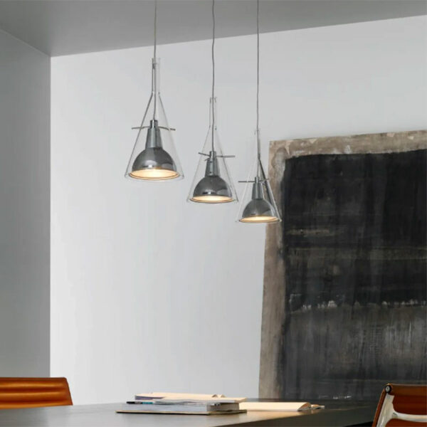 FONTANAARTE-FLUTE-MEDIA-TRE-LUCI-SOSPENSIONE-LED-CROMO-AMBIENTAZIONE-STILLUCE-STORE-BERGAMO FONTANAARTE-FLUTE-MEDIA-TRE-LUCI-SOSPENSIONE-LED-CROMO-AMBIENTAZIONE-STILLUCE-STORE-BERGAMO