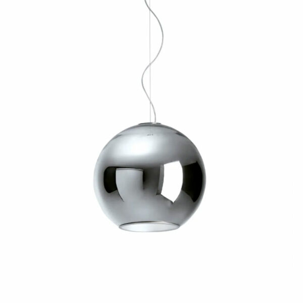 FONTANAARTE-GLOBO-DI-LUCE-GRANDE-SOSPENSIONE-CROMO-STILLUCE-STORE-BERGAMO
