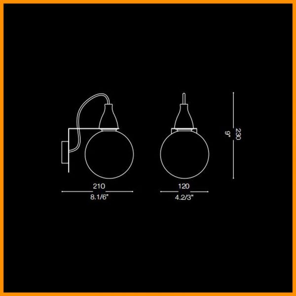 IDEAL-LUX-MINIMAL-AP1_DIM-STILLUCE-STORE-BERGAMO
