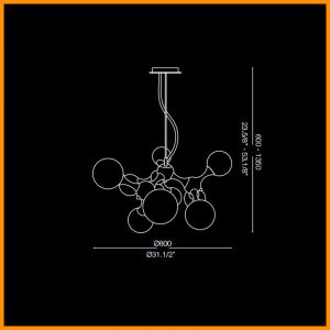 Ideal Lux Nodi SP9 Lampada Sospensione - immagine 4