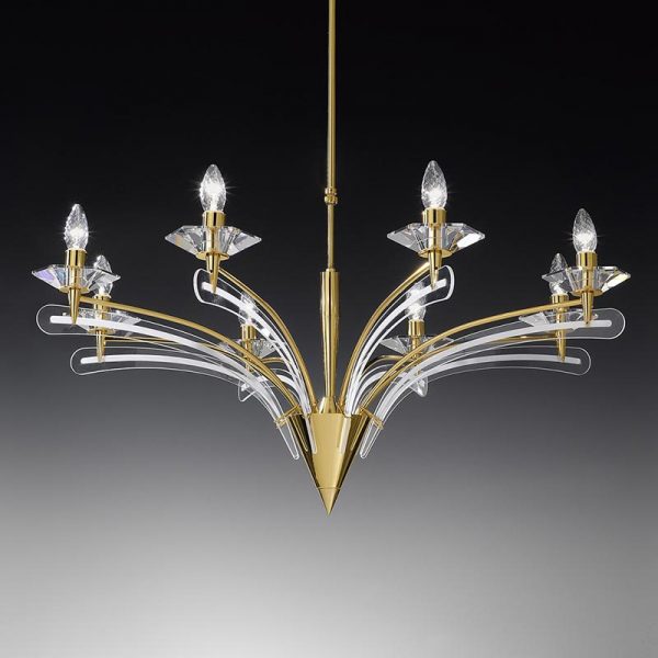METALLUX-ICARO-SOSPENSIONE-8-LUCI-ORO-STILLUCE-STORE-BERGAMO
