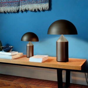 O-LUCE-ATOLLO-LAMPADA-TAVOLO-BRONZO-SATINATO-AMBIENTAZIONE-STILLUCE-STORE-BERGAMO