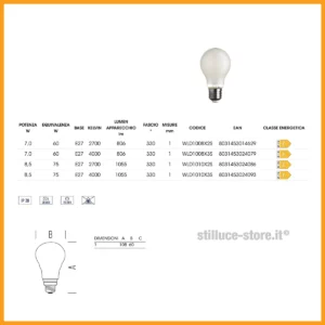 lampadina-led-e27-goccia-smerigliata-stilluce-store-bergamo