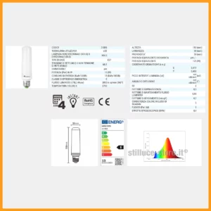 lampadina-led-e27-tubolare-15w-dimmerabile-2700K-21588-stilluce-store-bergamo