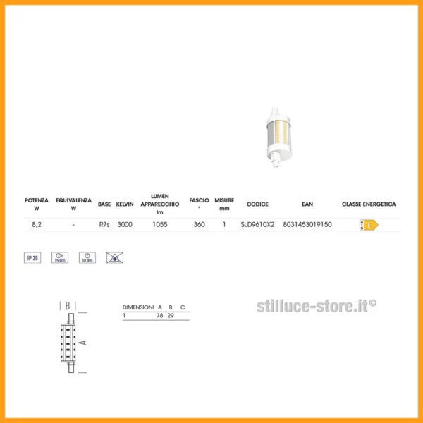 lampadina-led-lineare-r7s-78mm-230v-stilluce-store-bergamo