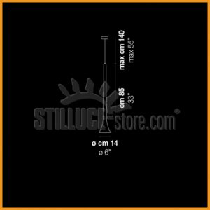 Vistosi Sissi Sospensione 1 luce KM0 - immagine 2
