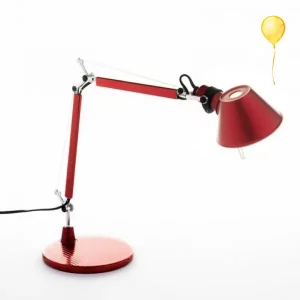 ARTEMIDE-TOLOMEO-MICRO-TAVOLO-ROSSO-HAPPYSTORE-STILLUCE-STORE-BERGAMO