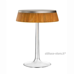 FLOS-BON-JOUR-TAVOLO-CROMO-OPACO-RAFIA-STILLUCE-STORE-BERGAMO