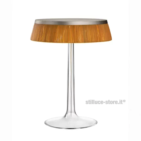 FLOS-BON-JOUR-TAVOLO-CROMO-OPACO-RAFIA-STILLUCE-STORE-BERGAMO