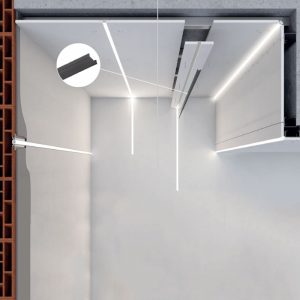 Novalux Cartoon Light L-16 Wall Profilo Lineare - immagine 4