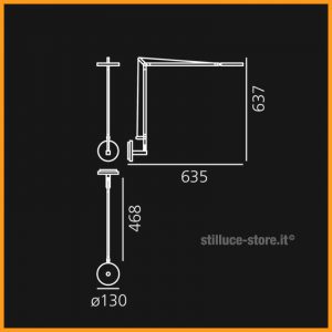 Artemide Demetra Parete Professional - immagine 4
