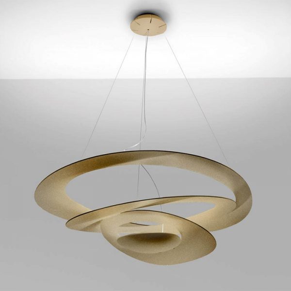 artemide-pirce-sospensione-led-oro-stilluce-store-bergamo