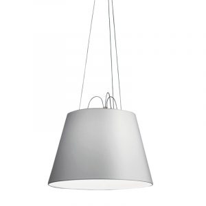 Artemide Tolomeo Mega Sospensione Diffusore Seta cm.42
