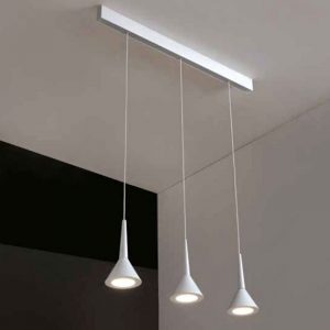 Egoluce Pevera System Sospensione 3 luci con binario - immagine 1
