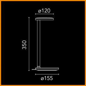 Flos Oblique Qi Lampada da Tavolo - immagine 5