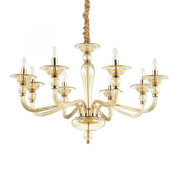 ideal-lux-danieli-sp8-sospensione-ambra-stilluce-store-bergamo ideal-lux-danieli-sp8-sospensione-ambra-stilluce-store-bergamo