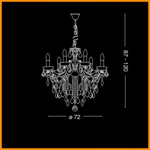 Ideal Lux Florian SP12 Sospensione - immagine 4