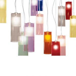Kartell Easy Sospensione Rossa 9010 KM0 - immagine 2