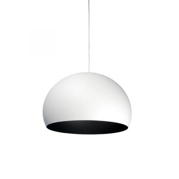 kartell-fly-9038-bianco-opaco-int-marrone-stilluce-store-bergamo