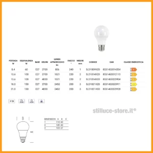 Lampadina LED E27 Goccia Dimmerabile - immagine 2