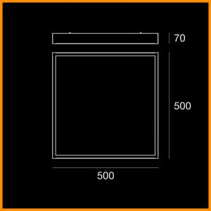 LineaLight Box LED 50 Parete o Soffitto KM0 - immagine 3