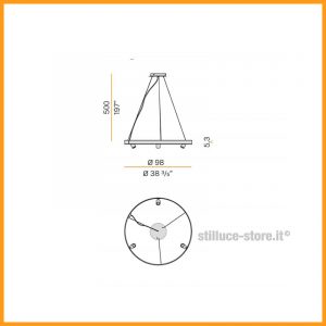 Panzeri Arena Sospensione LED 100 - immagine 3