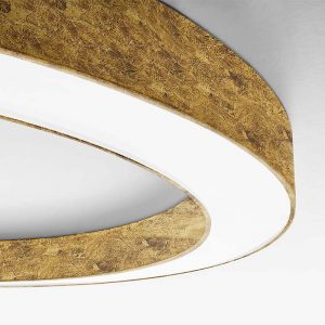 Panzeri Silver Ring lampada da parete o soffitto LED d. 123 cm - immagine 4