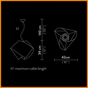 Slamp Gemmy Sospensione Arancio - immagine 2