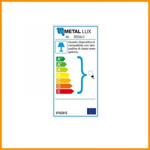 Metallux Dedalo Parete 3 luci - immagine 5