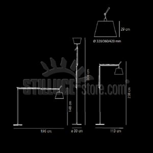 Artemide Tolomeo Mega Terra NERA ON / OFF - immagine 3