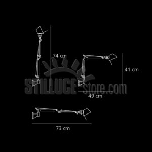 Artemide Tolomeo Micro LED Parete - immagine 2