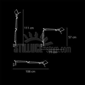 Artemide Tolomeo Parete Mini Led - immagine 2
