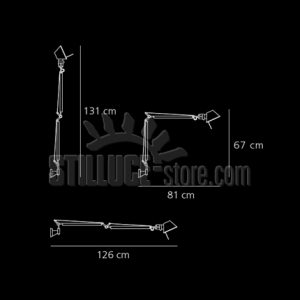 Artemide Tolomeo Parete Led - immagine 2