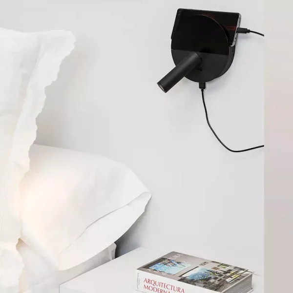 FARO-BARCELONA-DUAS-LED-LAMPADA-PARETE-NE-CON-USB-AMBIENTAZIONE-STILLUCE-STORE-BERGAMO