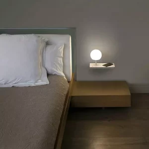 FARO-BARCELONA-NIKO-LED-LAMPADA-PARETE-DX-AMBIENTAZIONE-STILLUCE-STORE-BERGAMO
