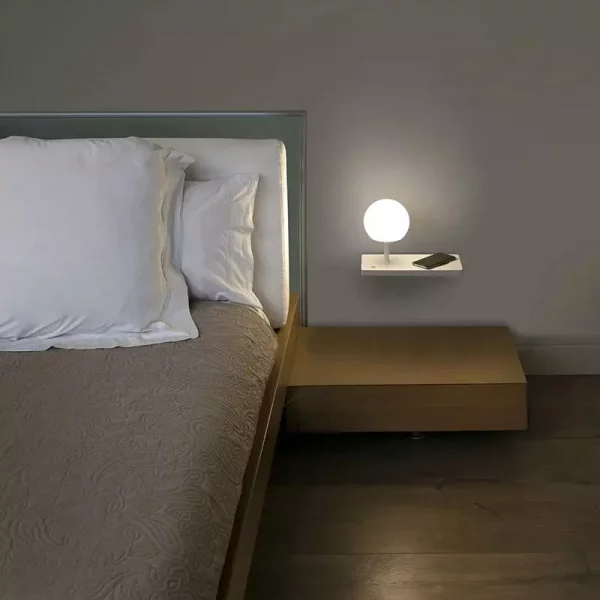 FARO-BARCELONA-NIKO-LED-LAMPADA-PARETE-DX-AMBIENTAZIONE-STILLUCE-STORE-BERGAMO