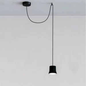 ARTEMIDE-GIO-LIGHT-SOSPENSIONE-DECENTRATA-NERA-STILLUCE-STORE-BERGAMO