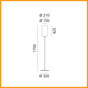 Artemide Gople Lampada Terra - immagine 2