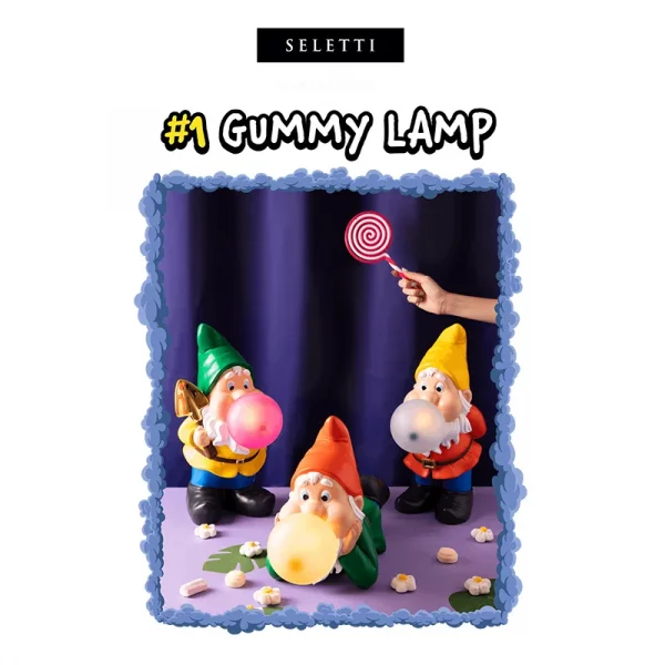 SELETTI-GUMMY-LAMP-LAMPADA-TAVOLO-MIX-STILLUCE-STORE -BERGAMO