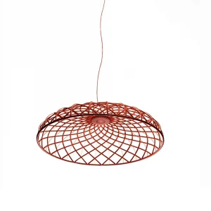 FLOS-SKYNEST-SOSPENSIONE-ROSSO-MATTONE-STILLUCE-STORE-BERGAMO