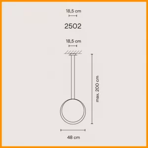 VIBIA-COSMOS-SOSPENSIONE-2502-STILLUCE-STORE-BERGAMO_DIM