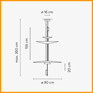 Vibia Flamingo 1550 Lampada a Sospensione - immagine 2