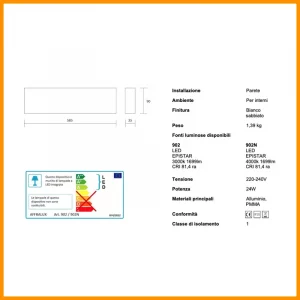 ISYLUCE-BART-LAMPADA-PARETE-LED-BIEMISSIONE-COD-902-19-STILLUCE-STORE-BERGAMO_DIM